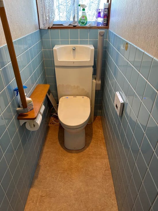 工事前　千葉県長生郡のお客様の便器交換工事 