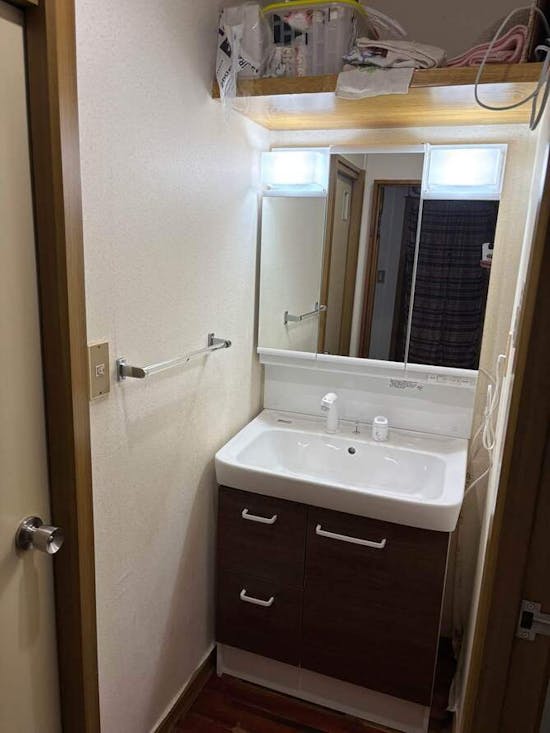 工事後 茨城県稲敷市のお客様の洗面化粧台・台所水栓交換工事