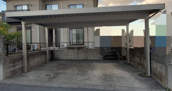 工事後　木更津市のお客様のカーポート工事
