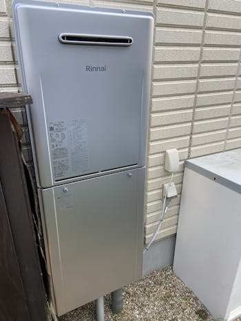 豊田市のお客様の給湯器工事
