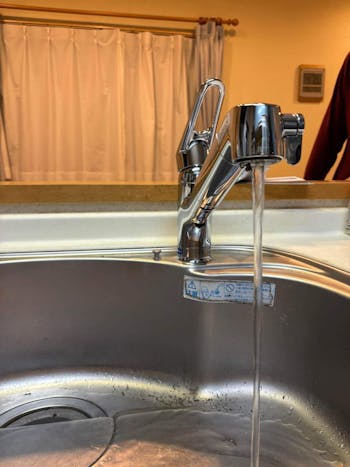 茨城県つくば市のお客様のキッチン水栓交換工事