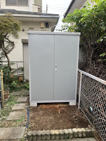 さいたま市浦和区のお客様の物置・倉庫工事