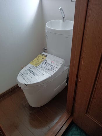 東京都昭島市のお客様のトイレ交換工事