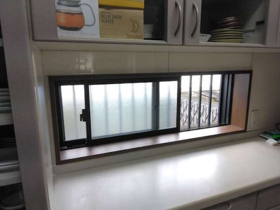 工事前　静岡県磐田市のお客様の内窓設置工事