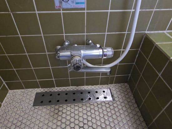 工事前　栃木県宇都宮市のお客様の浴室水栓取付工事