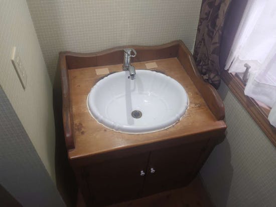 工事前　愛知県豊田市のお客様の洗面化粧台交換工事