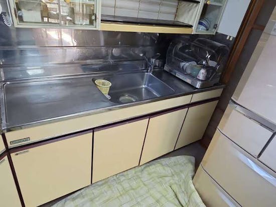 工事前　栃木県日光市のお客様のキッチン交換工事