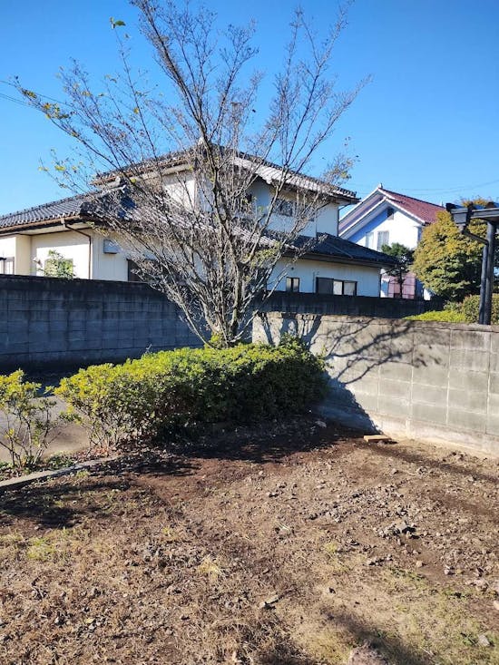 工事前　群馬県前橋市のお客様の物置工事