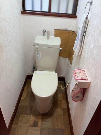 山梨県南都留郡のお客様のトイレ工事