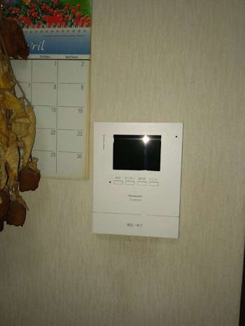 埼玉県入間市のお客様のTVドアホン交換工事　具体的な工事内容1