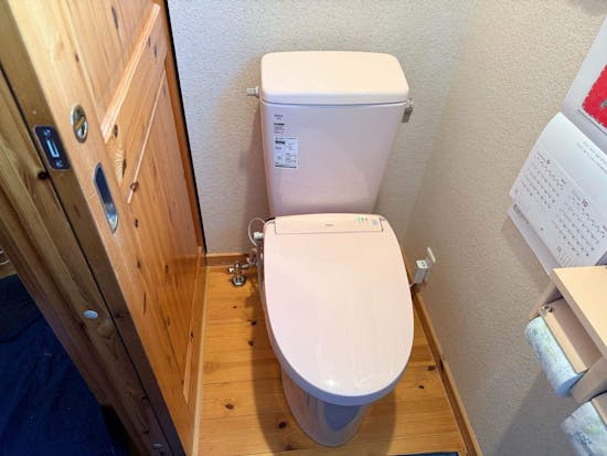 工事後 福島県会津若松市のお客様のLIXILトイレ取付工事