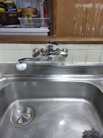 神奈川県横須賀市のお客様のキッチン水栓交換工事