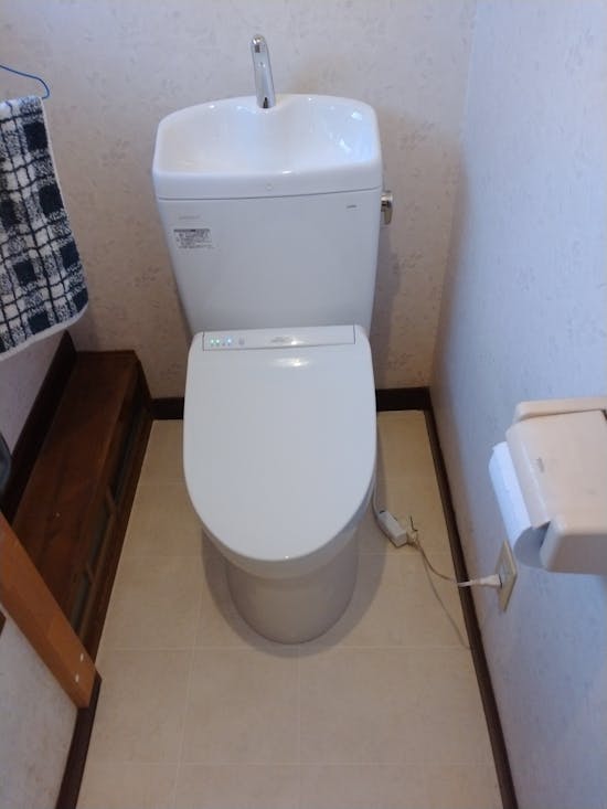 工事後　三浦市のお客様のトイレ工事