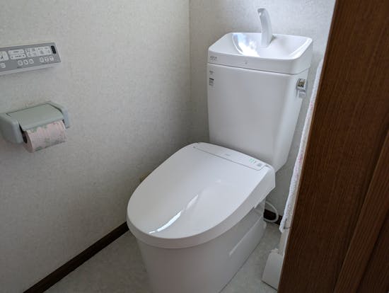 工事後 静岡県のお客様のトイレ交換工事