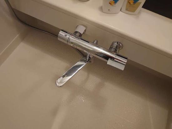 工事後 愛知県名古屋市のお客様の浴室水栓交換&ヘッド取り付け工事