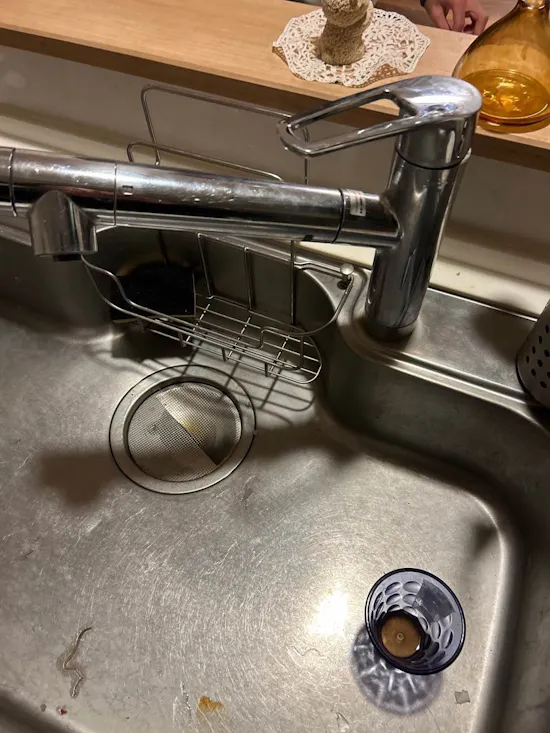 工事前　宮城県仙台市のお客様の水栓交換工事