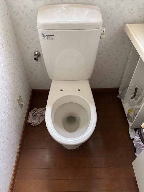 工事前　茨城県水戸市のお客様の温水洗浄便座交換工事