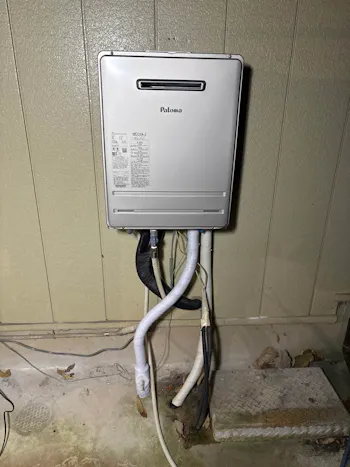 栃木県足利市お客様のガス給湯器工事