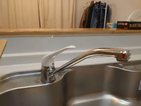 工事前　愛知県豊田市のお客様のキッチン水栓取替工事