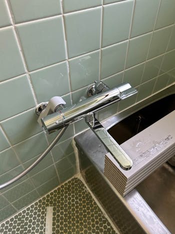 宮城県仙台市のお客様の浴室水栓交換工事