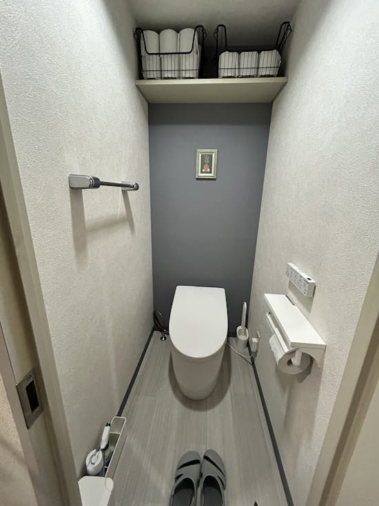 工事後 東京都のお客様のトイレ交換内装工事