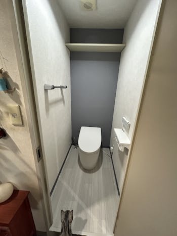 東京都のお客様のトイレ交換内装工事　具体的な工事内容1