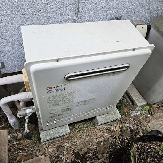 工事前　神奈川県横須賀市のお客様の給湯器交換工事