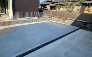 茨城県のお客様の物置設置工事　具体的な工事内容1