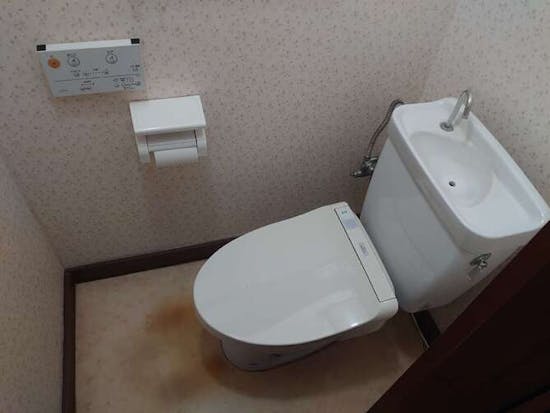 工事前　愛知県名古屋市のお客様のトイレ交換工事