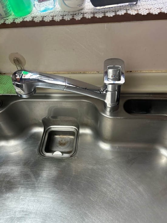 工事前　宮城県仙台市のお客様の混合水栓交換工事