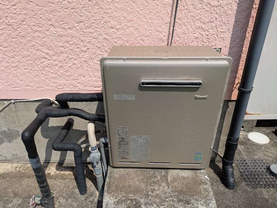 工事後　静岡県沼津市のお客様のガス給湯器交換工事