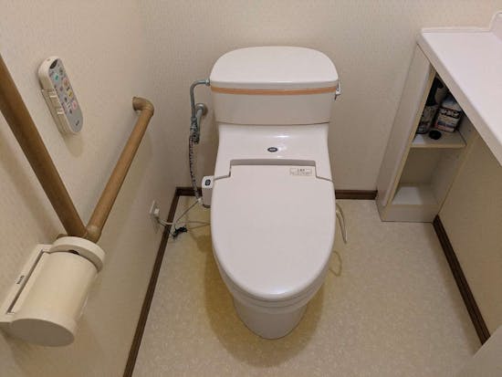 工事前　静岡県磐田市のお客様のトイレリフォーム工事
