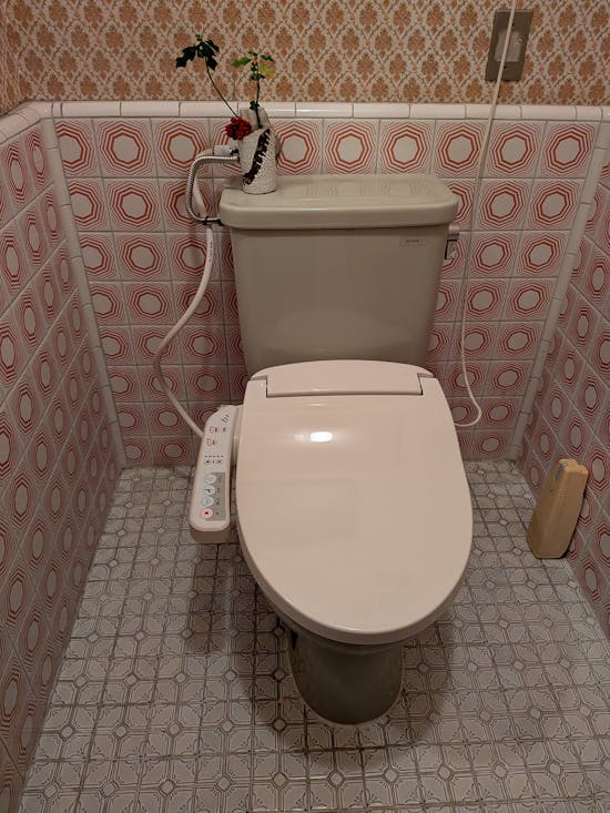 工事後　いわき市のお客様の温水洗浄便座交換工事