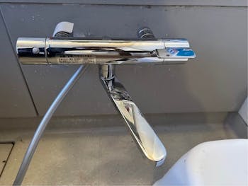 群馬県前橋市のお客様の浴室混合栓交換工事