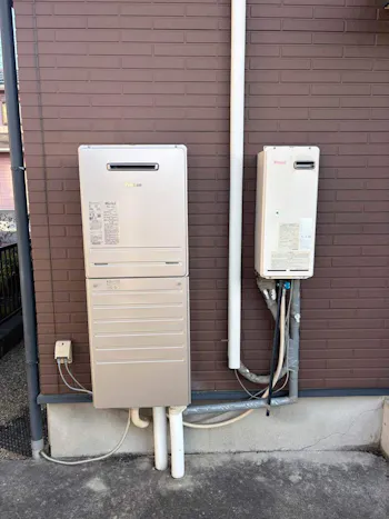 三重県員弁郡のお客様のガス給湯器工事