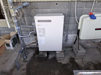 宮城県大崎市のお客様の石油給湯器交換工事