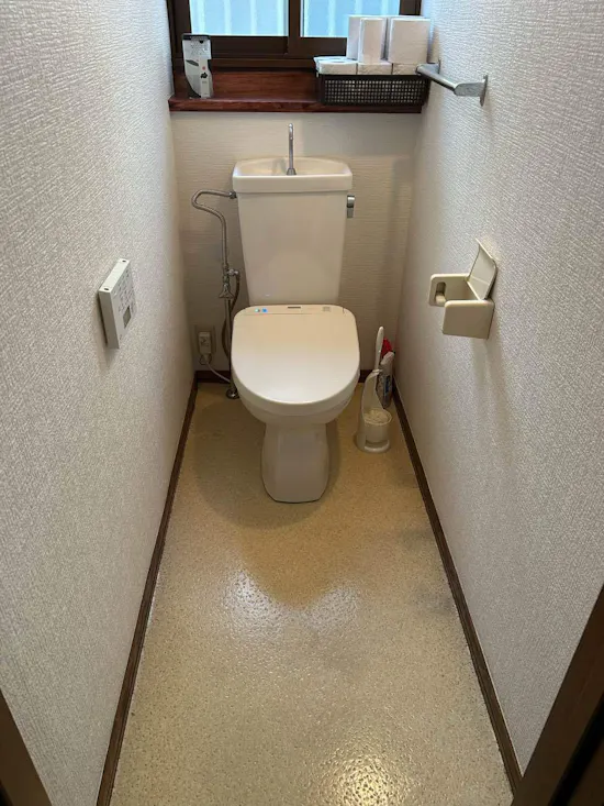 工事前　東京都八王子市のお客様のトイレ交換・床張り替え工事