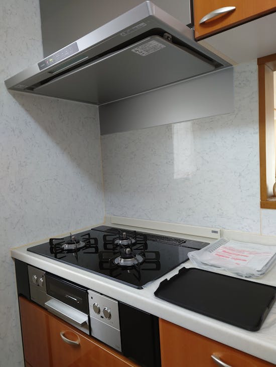 工事後　那珂郡東海村のお客様のビルトインコンロ・ガスコンロ工事