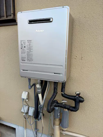 東京都八王子市のお客様のガス給湯器交換工事