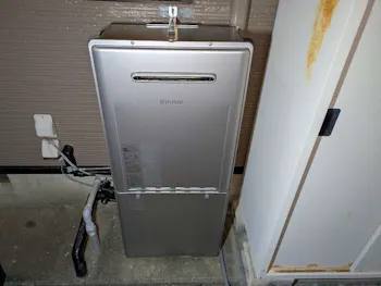 静岡県磐田市のお客様のガス給湯器工事