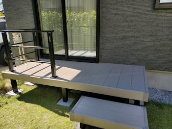 茂原市のお客様のウッドデッキ工事