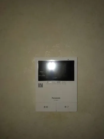 東京都羽村市のお客様のテレビドアホン交換工事