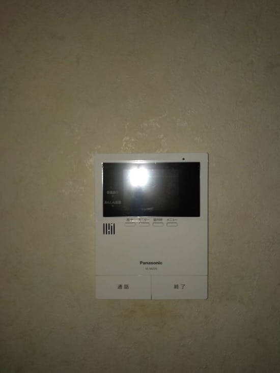 工事後 東京都羽村市のお客様のテレビドアホン交換工事