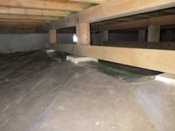 茨城県のお客様の床下工事