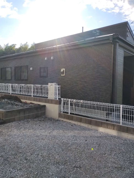 工事前　群馬県高崎市のお客様の物置設置工事