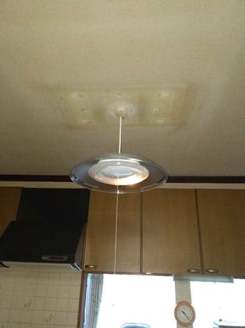 東京都昭島市のお客様の照明交換工事