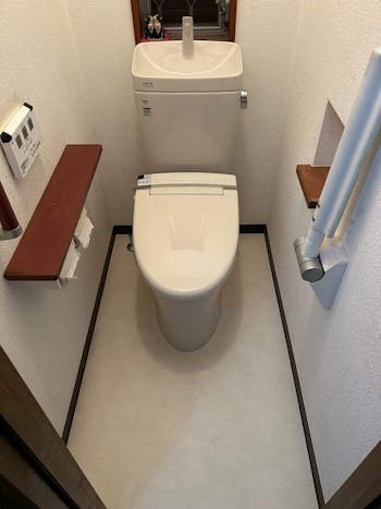 東京都日野市のお客様のトイレ交換工事