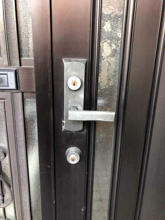 工事前　福島県会津若松市のお客様のドア交換工事