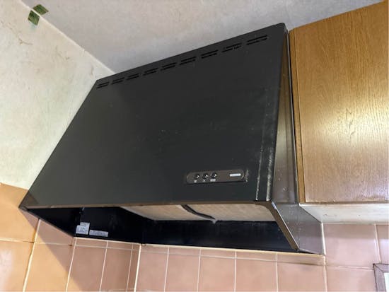 工事前　群馬県安中市のお客様のレンジフード交換工事