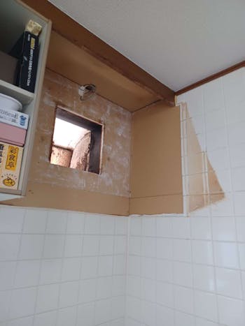 東京都八王子市のお客様のビルコンレンジフード交換工事　具体的な工事内容2